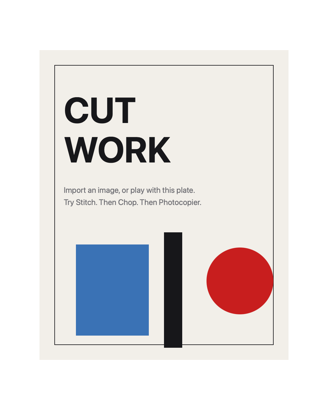 Play · a print-craft piece by @mourya